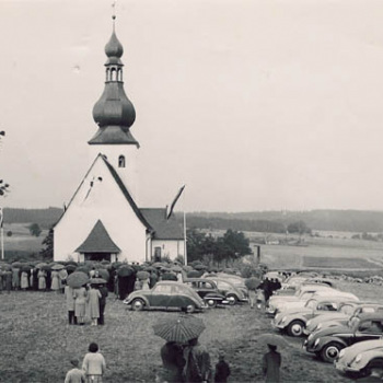 Erster Gottesdienst 12. September 1954