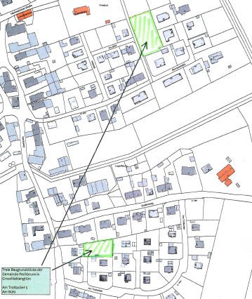 Bild: Lageplan Groschlattengrün "Am Bühl"